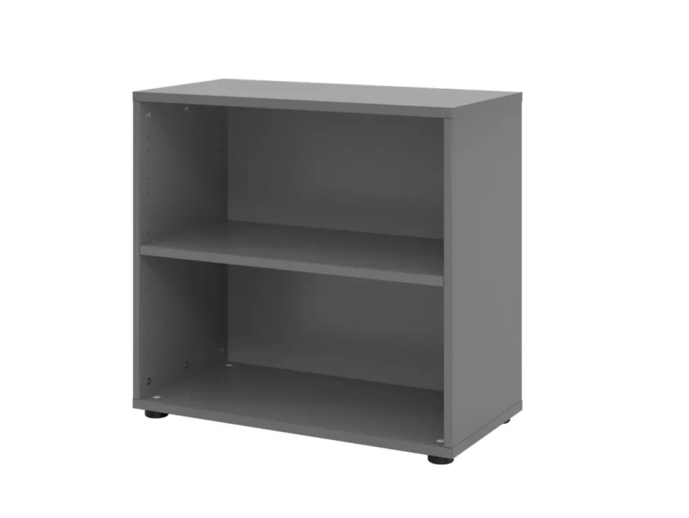 Hammerbacher Spaanplaat Boekenkast 1 Plank Grijs