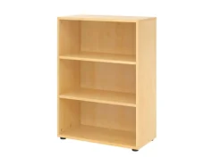 Hammerbacher Spaanplaat Boekenkast 2 Planken Bruin Ahorn