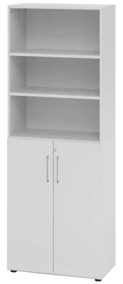 Hammerbacher Spaanplaat Schrank 5 Planken Grijs