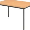 Hammerbacher Tafel Beuken, zwart 120 x 72 x 80 cm