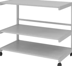 Hammerbacher Trolley Lichtgrijs Gemelamineerde spaanplaat, Staal 18B3/5 805 x 430 x 670 mm