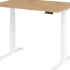 Hammerbacher VXDKB Elektrisch hoogteverstelbaar Zit-sta-bureau Eiken C-Voet 1.200 (B) x 800 (D) x 1.290 (H) mm Spaanplaat, Staal