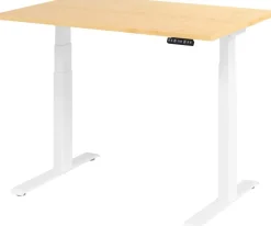 Hammerbacher VXDKB Elektrisch hoogteverstelbaar Zit-sta-bureau Ahorn C-Voet 1,200 (B) x 800 (D) x 1,290 (H) mm Spaanplaat, Staal