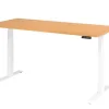 Hammerbacher VXDKB Elektrisch hoogteverstelbaar Zit-sta-bureau Beuken C-Voet 1.800 (B) x 800 (D) x 1.290 (H) mm Spaanplaat, Staal