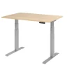 Hammerbacher VXDKB Elektrisch hoogteverstelbaar Zit-sta-bureau Eiken C-Voet 1.200 (B) x 800 (D) x 1.290 (H) mm Spaanplaat, Staal