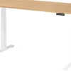Hammerbacher VXDKB Elektrisch hoogteverstelbaar Zit-sta-bureau Eiken C-Voet 1.600 (B) x 800 (D) x 1.290 (H) mm Spaanplaat, Staal