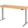 Hammerbacher VXDKB Elektrisch hoogteverstelbaar Zit-sta-bureau Beuken C-Voet 1.800 (B) x 800 (D) x 1.290 (H) mm Spaanplaat, Staal