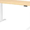 Hammerbacher VXDKB Elektrisch hoogteverstelbaar Zit-sta-bureau Ahorn C-Voet 1.600 (B) x 800 (D) x 1.290 (H) mm Spaanplaat, Staal