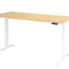 Hammerbacher VXDKB Elektrisch hoogteverstelbaar Zit-sta-bureau Ahorn C-Voet 1.800 (B) x 800 (D) x 1.290 (H) mm Spaanplaat, Staal
