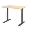 Hammerbacher VXMKA Elektrisch hoogteverstelbaar Zit-sta-bureau Ahorn C-Voet 1,200 (B) x 800 (D) x 1,200 (H) mm Spaanplaat, Staal