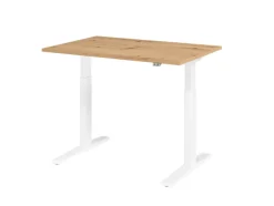 Hammerbacher VXMKA Elektrisch hoogteverstelbaar Zit-sta-bureau Eiken C-Voet 1,200 (B) x 800 (D) x 1,200 (H) mm Spaanplaat, Staal