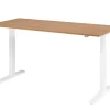 Hammerbacher VXMKA Elektrisch hoogteverstelbaar Zit-sta-bureau Walnoot C-Voet 1,800 (B) x 800 (D) x 1,200 (H) mm Spaanplaat, Staal