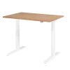 Hammerbacher VXMKA Elektrisch hoogteverstelbaar Zit-sta-bureau Walnoot C-Voet 1,200 (B) x 800 (D) x 1,200 (H) mm Spaanplaat, Staal