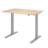 Hammerbacher VXMKA Elektrisch hoogteverstelbaar Zit-sta-bureau Eiken C-Voet 1,200 (B) x 800 (D) x 1,200 (H) mm Spaanplaat, Staal
