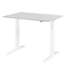 Hammerbacher VXMKA Elektrisch hoogteverstelbaar Zit-sta-bureau Grijs C-Voet 1,200 (B) x 800 (D) x 1,200 (H) mm Spaanplaat, Staal