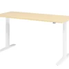 Hammerbacher VXMKA Elektrisch hoogteverstelbaar Zit-sta-bureau Ahorn C-Voet 1,800 (B) x 800 (D) x 1,200 (H) mm Spaanplaat, Staal