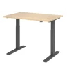 Hammerbacher VXMKA Elektrisch hoogteverstelbaar Zit-sta-bureau Eiken C-Voet 1,200 (B) x 800 (D) x 1,200 (H) mm Spaanplaat, Staal