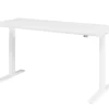 Hammerbacher VXMKA Elektrisch hoogteverstelbaar Zit-sta-bureau Wit C-Voet 1,800 (B) x 800 (D) x 1,200 (H) mm Spaanplaat, Staal