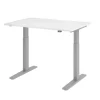 Hammerbacher VXMKA Elektrisch hoogteverstelbaar Zit-sta-bureau Wit C-Voet 1,200 (B) x 800 (D) x 1,200 (H) mm Spaanplaat, Staal