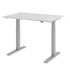 Hammerbacher VXMKA Elektrisch hoogteverstelbaar Zit-sta-bureau Grijs C-Voet 1,200 (B) x 800 (D) x 1,200 (H) mm Spaanplaat, Staal