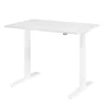 Hammerbacher VXMKA Elektrisch hoogteverstelbaar Zit-sta-bureau Wit C-Voet 1,200 (B) x 800 (D) x 1,200 (H) mm Spaanplaat, Staal