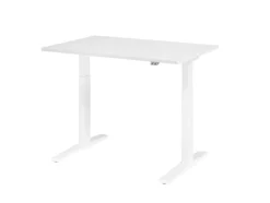 Hammerbacher VXMKA Elektrisch hoogteverstelbaar Zit-sta-bureau Wit C-Voet 1,200 (B) x 800 (D) x 1,200 (H) mm Spaanplaat, Staal