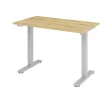 Hammerbacher VXMST Elektrisch hoogteverstelbaar Zit-sta-bureau Eiken T-Voet 1,200 (B) x 672 (D) x 1,200 (H) mm Spaanplaat, Staal