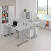 Hammerbacher Zit-sta bureau Hammerbacher Grijs 2.000 x 1.200 x 635 mm