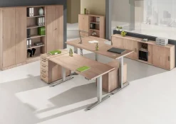 Hammerbacher Zit-sta-bureau XDSM12/N/S Noten 1.200 x 800 x 635 mm