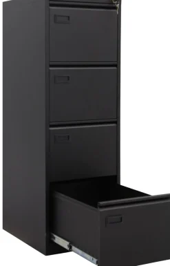 Hangmappenkast DMK 130 Zwart 460 x 620 x 1330 mm Staal