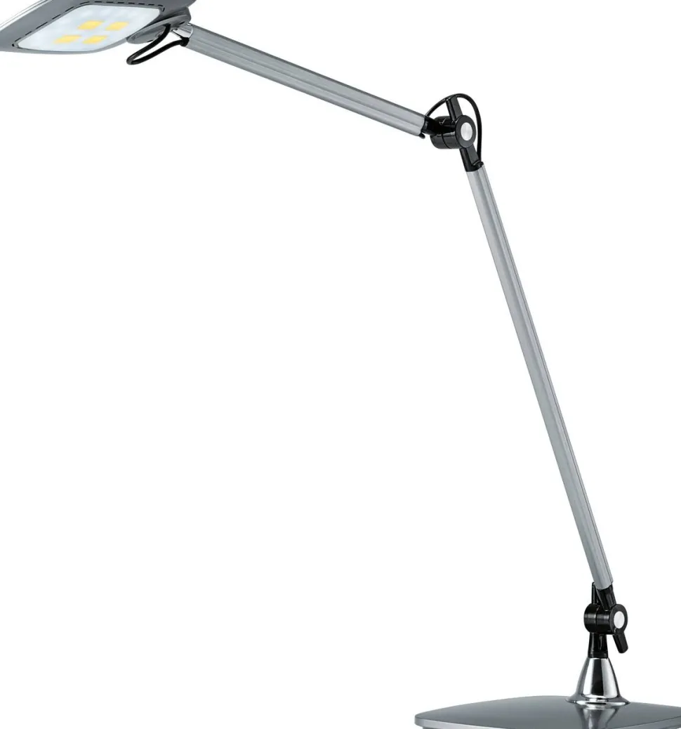 Hansa ledbureaulamp 41-5010.688 E-Motion zilver 9 W