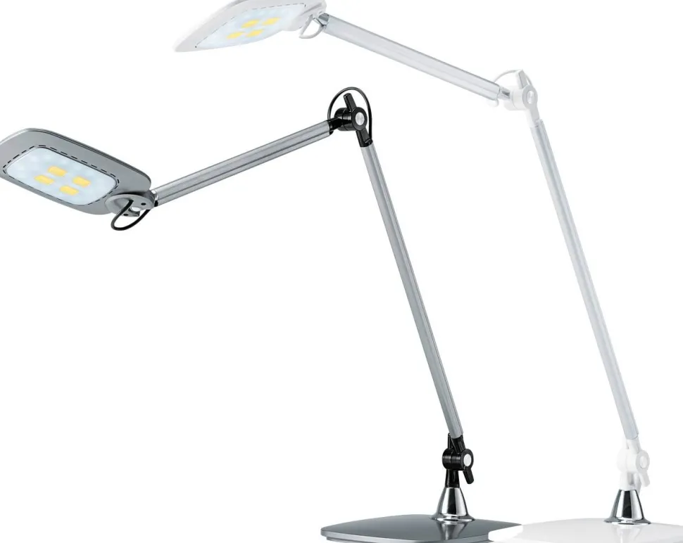 Hansa ledbureaulamp 41-5010.688 E-Motion zilver 9 W