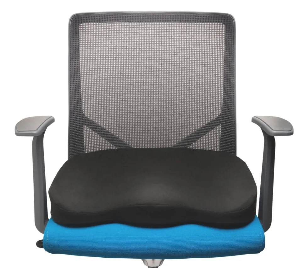 Kensington Ergonomisch Stoelkussen K55805WW Traagschuim Wasbaar 470 x 72 x 410 mm Zwart
