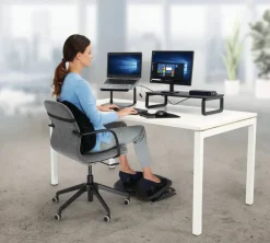 Kensington SmartFit SoleMate Plus Ergonomische in Hoogte Verstelbare Voetensteun K52789WW 558 x 396 x 96 mm Zwart