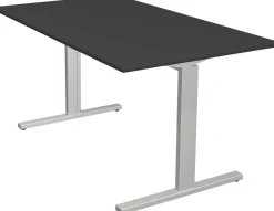 Kerkmann Form 2 Bureau Rechthoekig Antraciet T-Voet 1.400 (B) x 800 (D) x 820 (H) mm