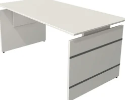 Kerkmann Form 4 Bureau Rechthoekig Wit Wang 1.600 (B) x 800 (D) x 760 (H) mm