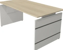 Kerkmann Form 4 Bureau Rechthoekig Ahorn Wang 1.600 (B) x 800 (D) x 760 (H) mm
