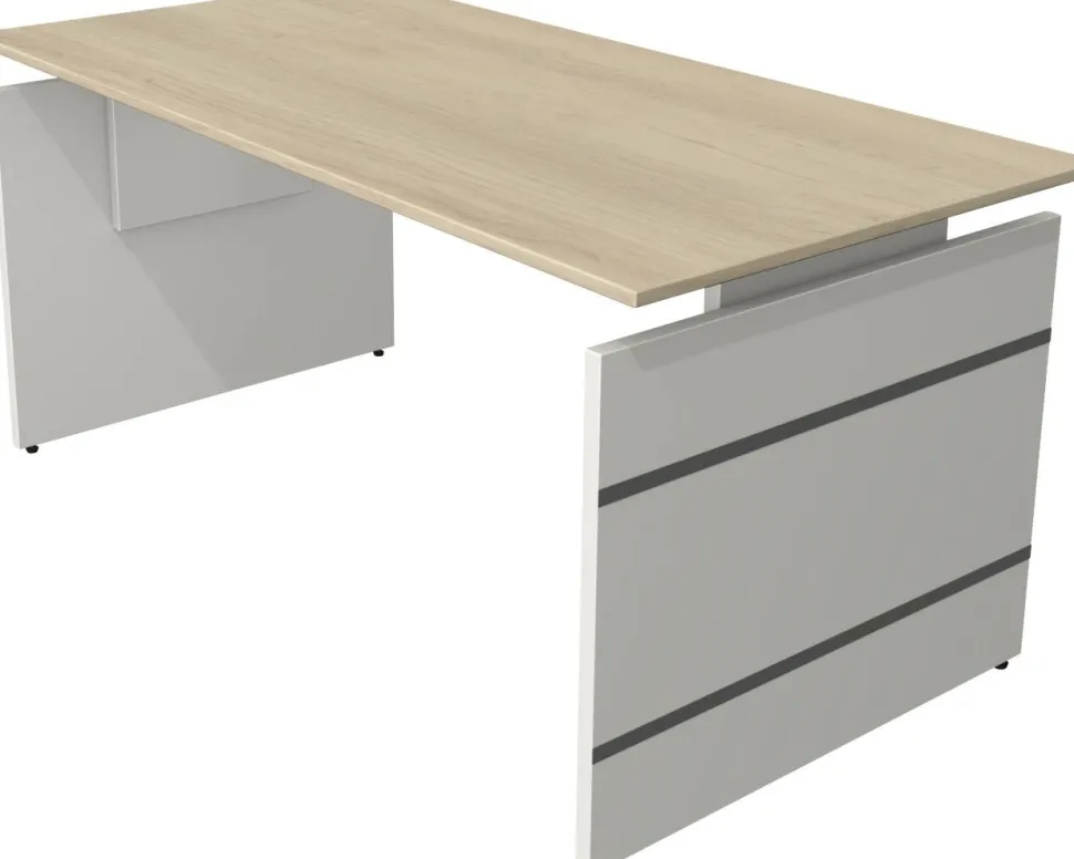 Kerkmann Form 4 Bureau Rechthoekig Ahorn Wang 1.600 (B) x 800 (D) x 760 (H) mm