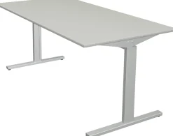 Kerkmann Form 2 Bureau Rechthoekig Lichtgrijs T-Voet 1.600 (B) x 800 (D) x 820 (H) mm