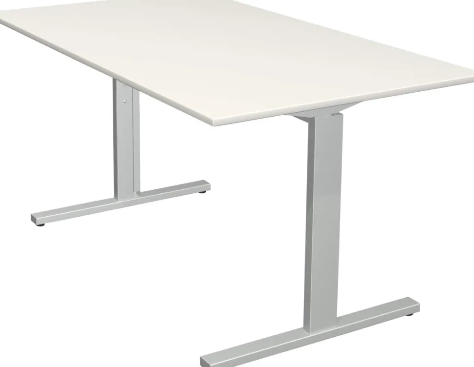 Kerkmann Form 2 Bureau Rechthoekig Wit T-Voet 1.400 (B) x 800 (D) x 820 (H) mm