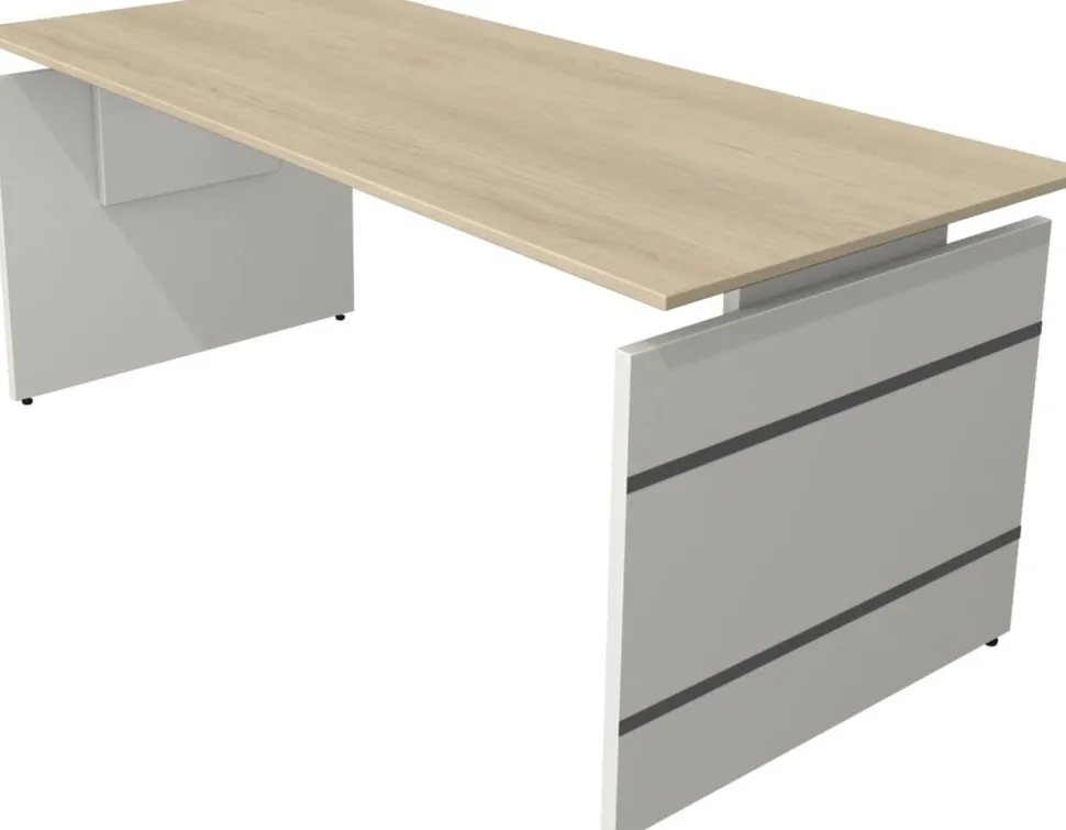 Kerkmann Form 4 Bureau Rechthoekig Ahorn Wang 1.800 (B) x 800 (D) x 760 (H) mm