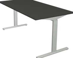 Kerkmann Form 2 Bureau Rechthoekig Antraciet T-Voet 1.600 (B) x 800 (D) x 820 (H) mm