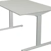 Kerkmann Form 2 Bureau Rechthoekig Lichtgrijs T-Voet 1.200 (B) x 800 (D) x 820 (H) mm