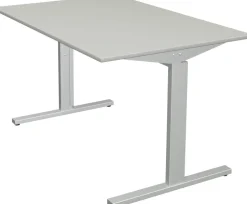 Kerkmann Form 2 Bureau Rechthoekig Lichtgrijs T-Voet 1.200 (B) x 800 (D) x 820 (H) mm