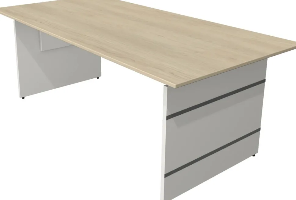 Kerkmann Form 4 Bureau Rechthoekig Ahorn Wang 2.000 (B) x 1.000 (D) x 760 (H) mm