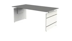 Kerkmann Form 4 Bureau Rechthoekig Grafiet Wang 1.800 (B) x 800 (D) x 760 (H) mm