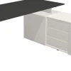 Kerkmann Form 2 Hoekbureau Antraciet T-Voet 3 Lades 740 mm (H)