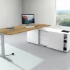 Kerkmann Form 2 Hoekbureau Eiken T-Voet 1.800 (B) x 1.800 (D) x 820 (H) mm
