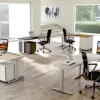 Kerkmann Form 2 Hoekbureau Wit T-Voet 3 Lades 740 mm (H)