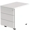 Kerkmann Mobiel ladeblok Wit 430 x 600 x 540 mm Met centraal slot 60 cm